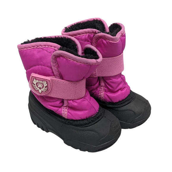 Kamik Other - Kamik Baby Girl Insulated Snow Boots Size 5